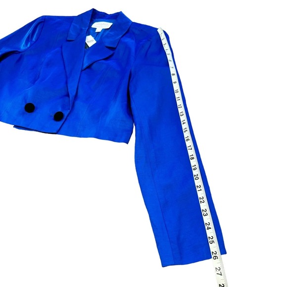 Mare Mare x Anthropologie Blazer Top & Mini Skirt Set Cobalt Blue size L NWT - Picture 7 of 13